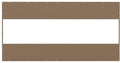 Heavy Duty Outdoor Clear Panel Curtain, 18 oz Waterproof PVC Polyester Curtain, Weather Resistant & Tearproof for Patios, Gazebos, Pergolas, Privacy Screen (8'H x 16'W, Brown)