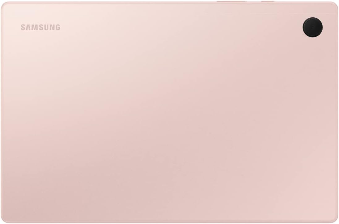 Samsung Galaxy Tab A8 Android Tablet, 10.5' LCD Screen, 32GB Storage, Long-Lasting Battery, Kids Content, Smart Switch, Expandable Memory, Pink Gold (SM-X200NIDAXAR) (Renewed)