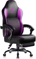 Gaming Chair 400lb Weight Capacity, Ergonomic Video Game Chair with Footrest, Racing Style Computer Chair with Headrest and Lumbar Support