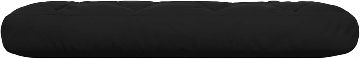 Loosh Home | 10' Full Size Futon Sofa Bed Pocket Coil Foam Mattress - USA Made, Black, Frame Not Included