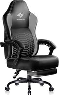 Gaming Chair 400lb Weight Capacity, Ergonomic Video Game Chair with Footrest, Racing Style Computer Chair with Headrest and Lumbar Support