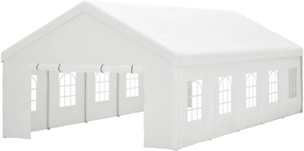 2025 Party Gazebo Heavy Duty Tent Large Wedding Event Shelters Removable Outdoor Carport Camping Garden Patio 16x32