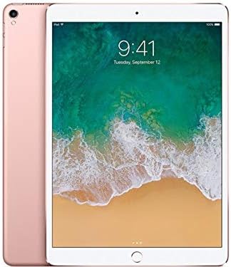 Apple iPad Pro (2017) 10.5in 64GB Wi-Fi Tablet, Rose Gold (Renewed)