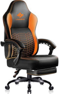 Gaming Chair 400lb Weight Capacity, Ergonomic Video Game Chair with Footrest, Racing Style Computer Chair with Headrest and Lumbar Support