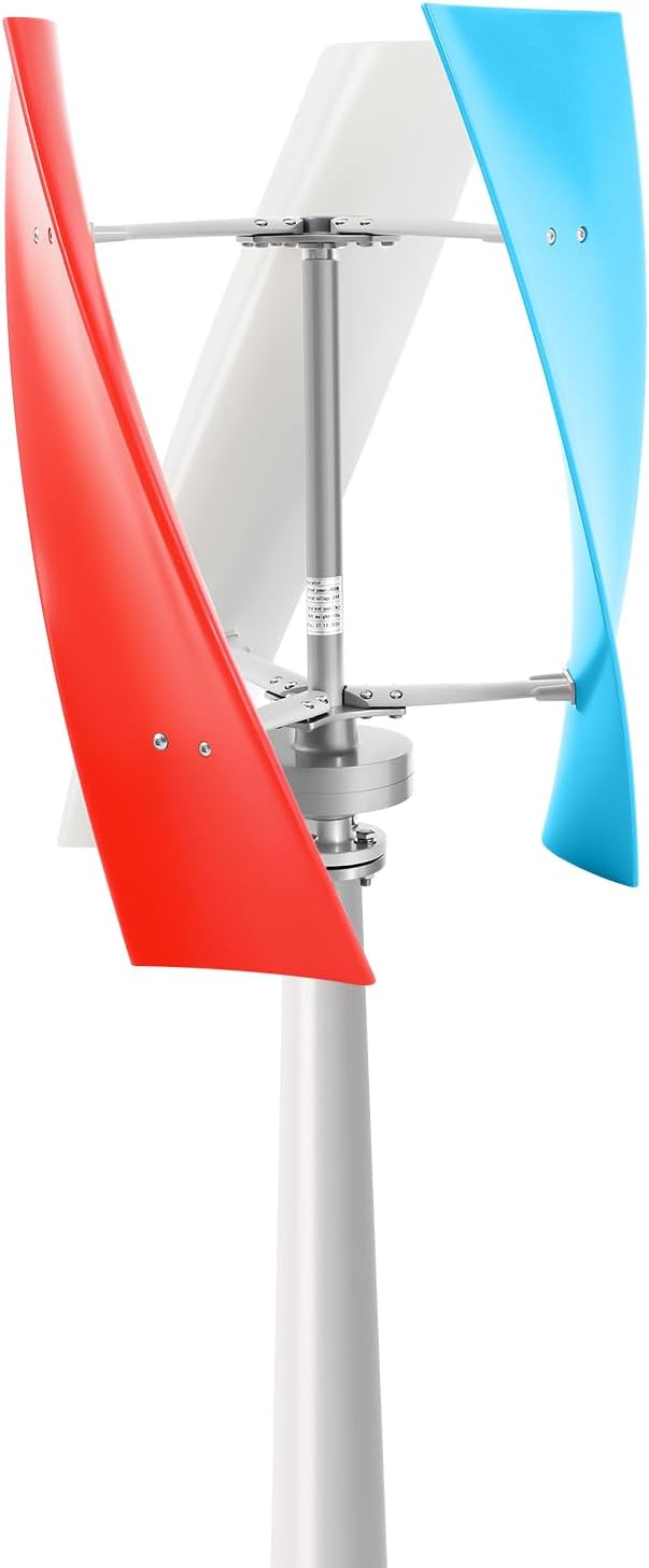 3-Blade Wind Turbine Generator,400W Wind Turbine Generator With Controller,Rare Earth Permanent Magnet Generator,Vertical Wind Generator Kit For Use In Ships, Pavilions, Cabins, Rvs,Windmills,Etc