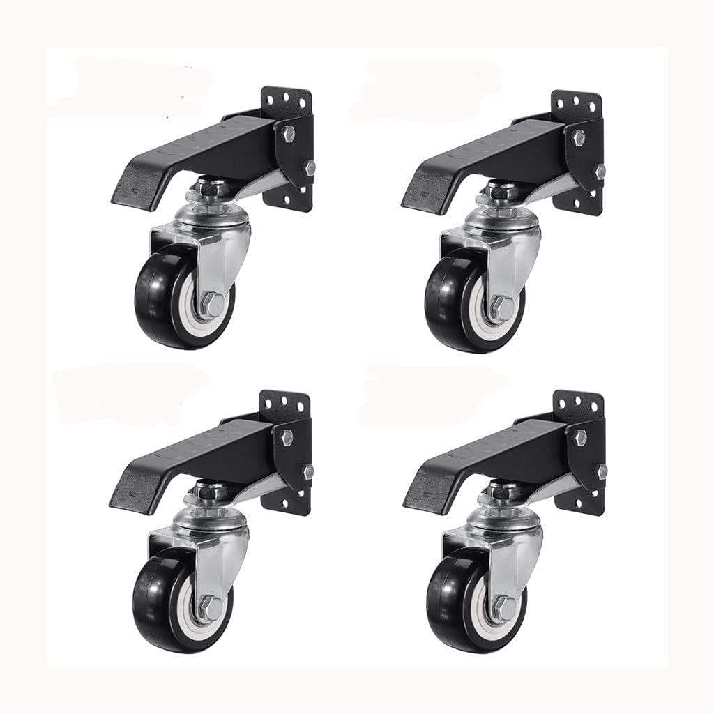 Gaming Chair, 4Pcs Upgrade Heavy Duty Workbench Caster Kit 400 Lbs Woodworking Table Wheel Set