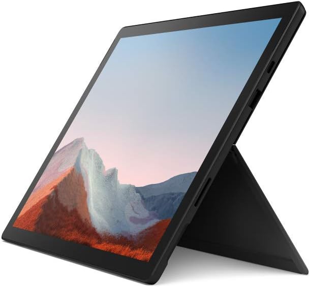 Microsoft Surface Pro 7+ 12.3' Tablet, Intel i7, 16GB Memory, 512GB SSD, Windows 11 PRO, Matte Black (1ND-00016) (Renewed)