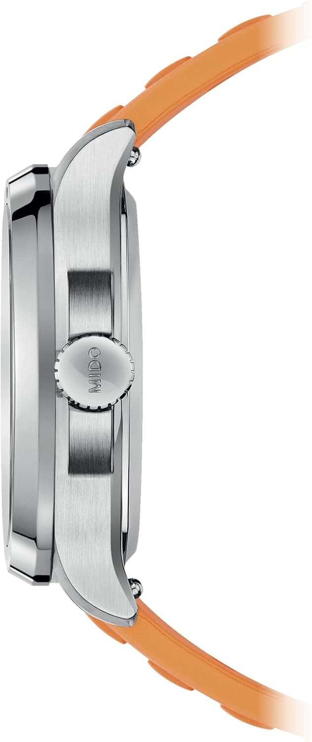 MIDO Multifort TV Big Date - Swiss Automatic Watch for Men - 40mm Case with Transparent Caseback
