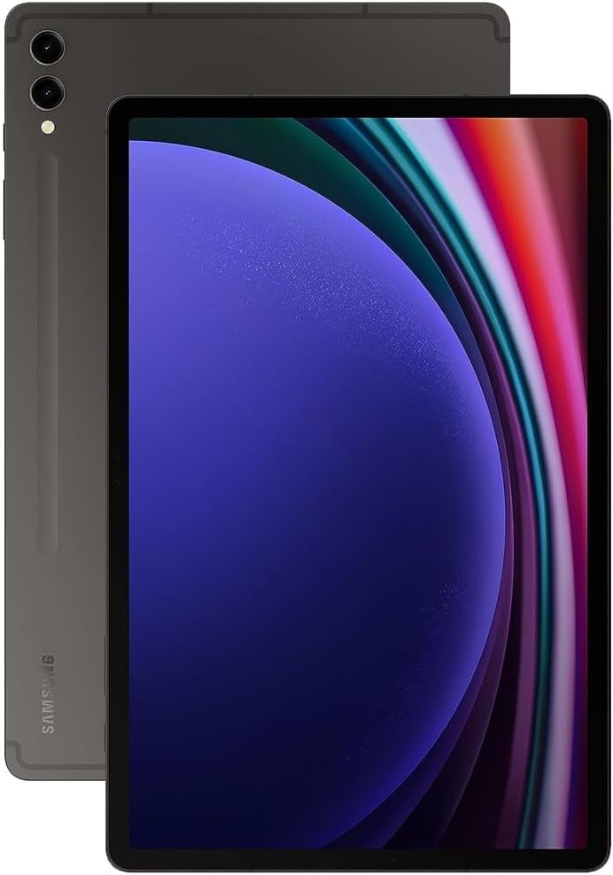 SAMSUNG Galaxy Tab S9+ 5G (256GB, WiFi + Cellular) Fully Unlocked Android Tablet, 12.4' AMOLED, Wi-Fi 6E, Ultra Wide Camera, S Pen NOT Included, SM-X818U (w/ 256GB SD, Graphite) (Renewed)