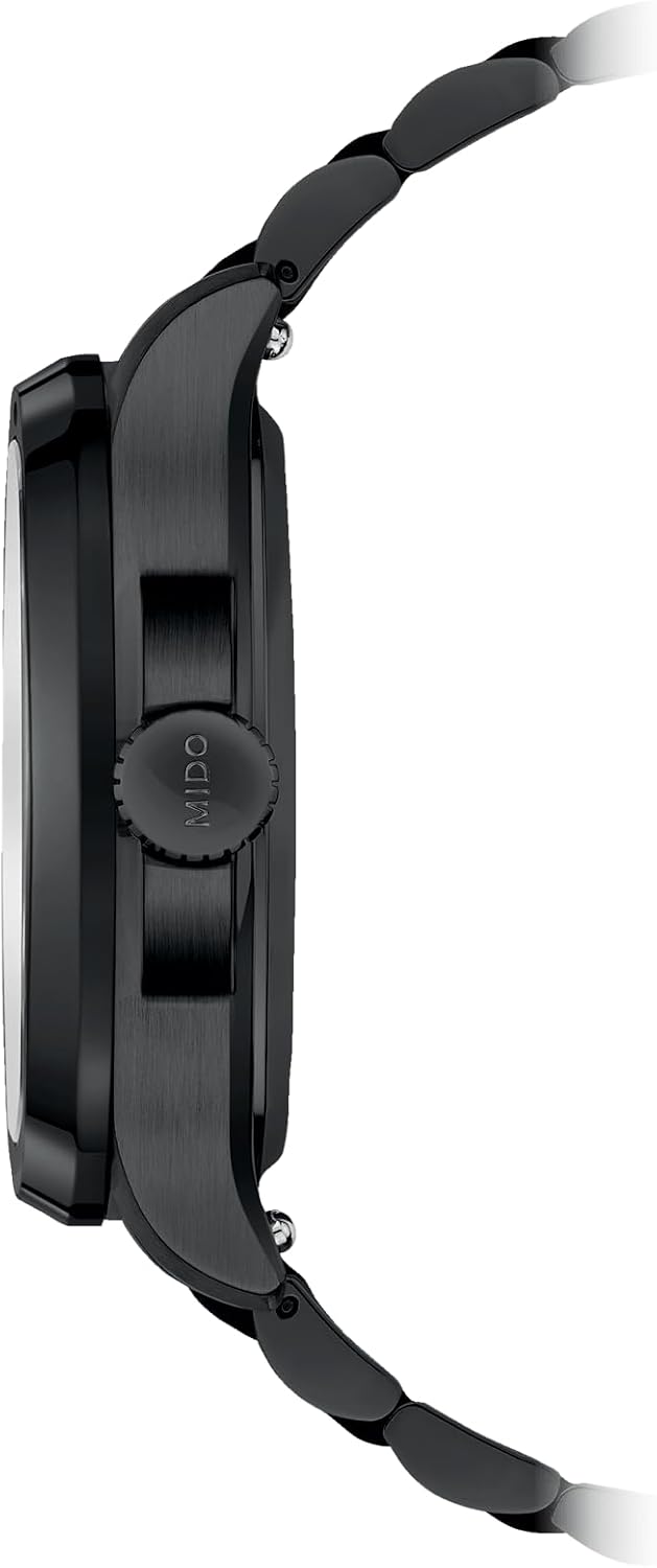 MIDO Multifort TV Big Date - Swiss Automatic Watch for Men - 40mm Case with Transparent Caseback