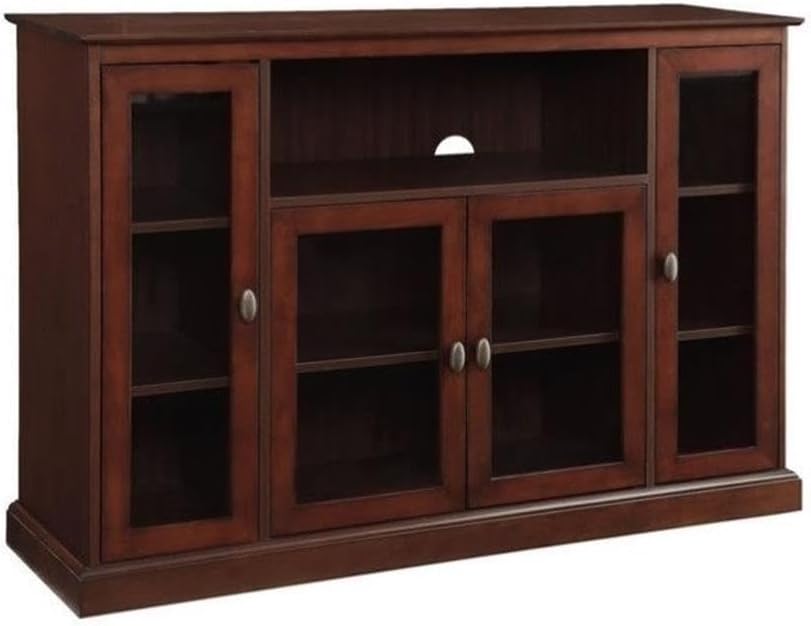 Convenience Concepts Summit Highboy 60 inch TV Stand with Storage Cabinets and Shelves, Espresso