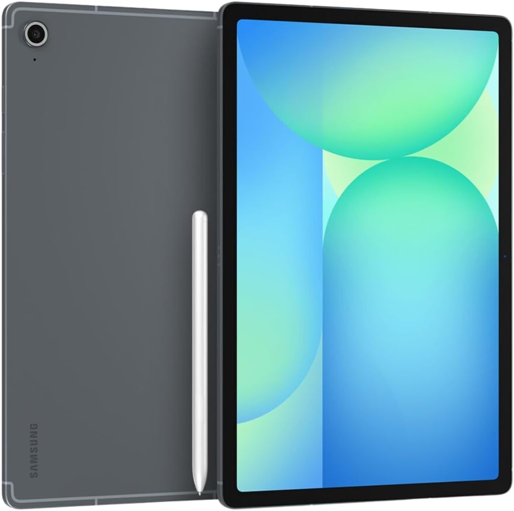 Samsung Galaxy Tab S10 FE+ Plus w/S-Pen | 128GB, 8GB RAM, Wi-Fi Only | 13.1' LCD, WiFi 6E Android 15 Tablet, 4K Camera | International Model X620 | 25W Fast Charger Bundle (Gray)