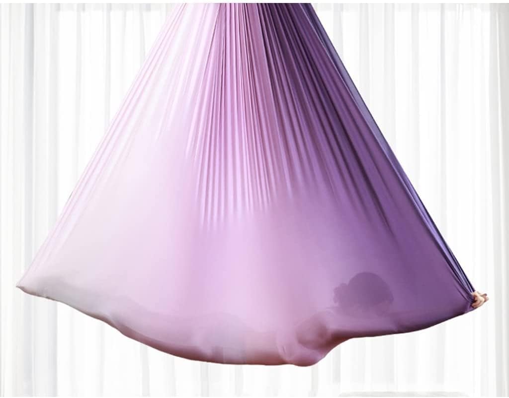 LJYT Sensory Swing Chair Hanging Seat Aerial Flying Yoga Hammock Sensory Hammock for Kids Or Adults Tree Rope Therapy (Color : B)