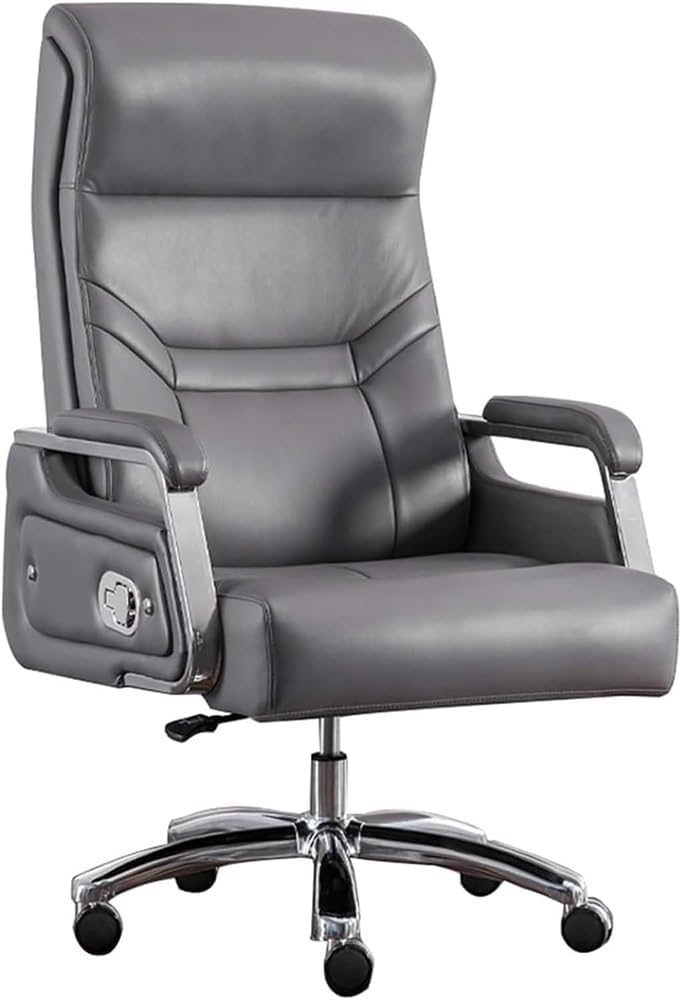 Big and Tall Executive Office Chair 400LBS Capacity Wide Seat High Back Computer Chair Comfortable Leather Desk Chairs with Adjustable Backrest and Armrests