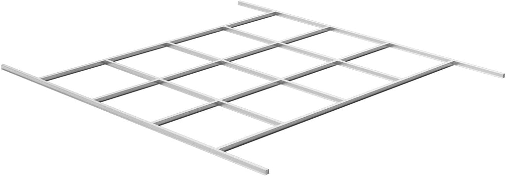 Florise Frame Floor for Outdoor Storage Shed, Stainless Steel Durable and Weather-Resistant, for 10x12 FT Large Storage Sheds Use