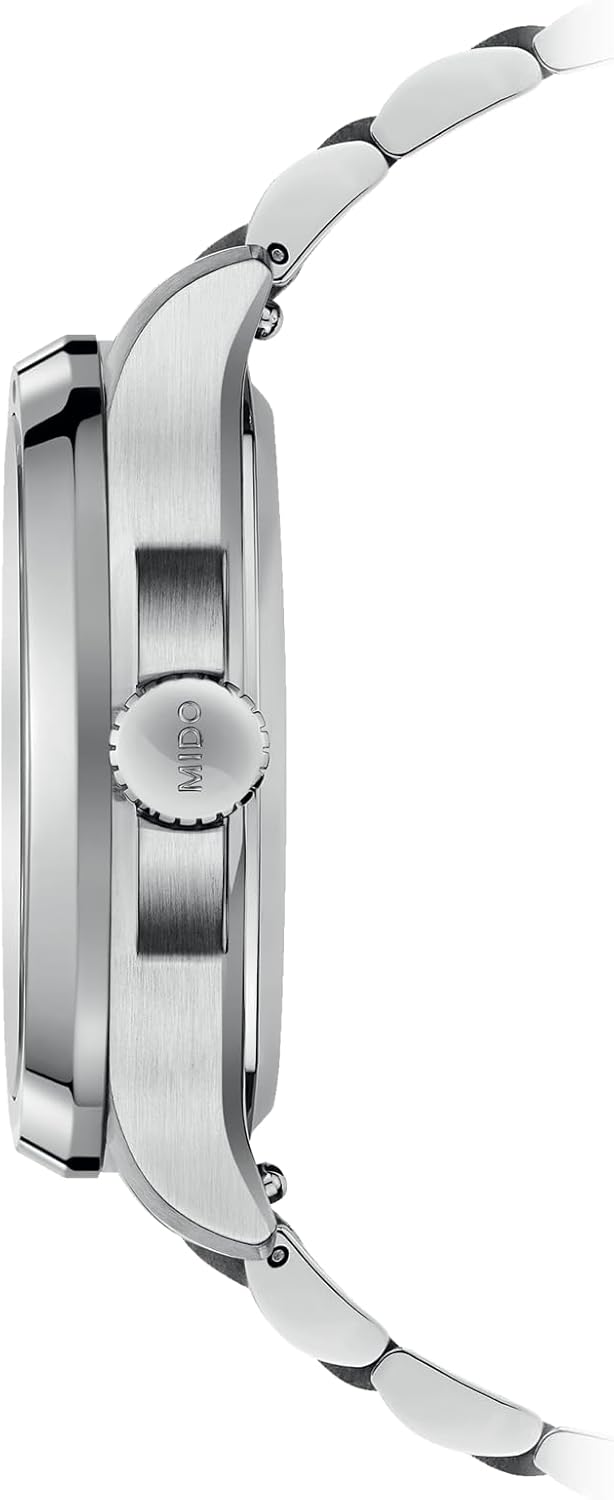 MIDO Multifort TV Big Date - Swiss Automatic Watch for Men - 40mm Case with Transparent Caseback