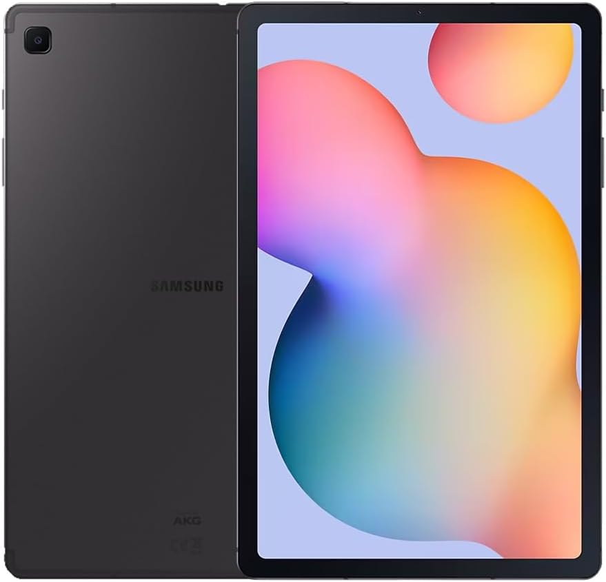 Samsung Galaxy Tab S6 Lite 10.4' 128GB Android Tablet, LCD Screen, S Pen Included, Slim Metal Design, AKG Dual Speakers, 8MP Rear Camera, Long Lasting Battery, US Version, 2022, Oxford Gray