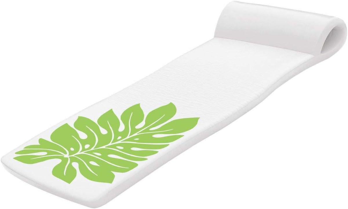 TRC Recreation Sunsation Thick Foam Pool Float Lounger w/Headrest for Lounging & Sunbathing in Swimming Pools, Beaches & Lakes