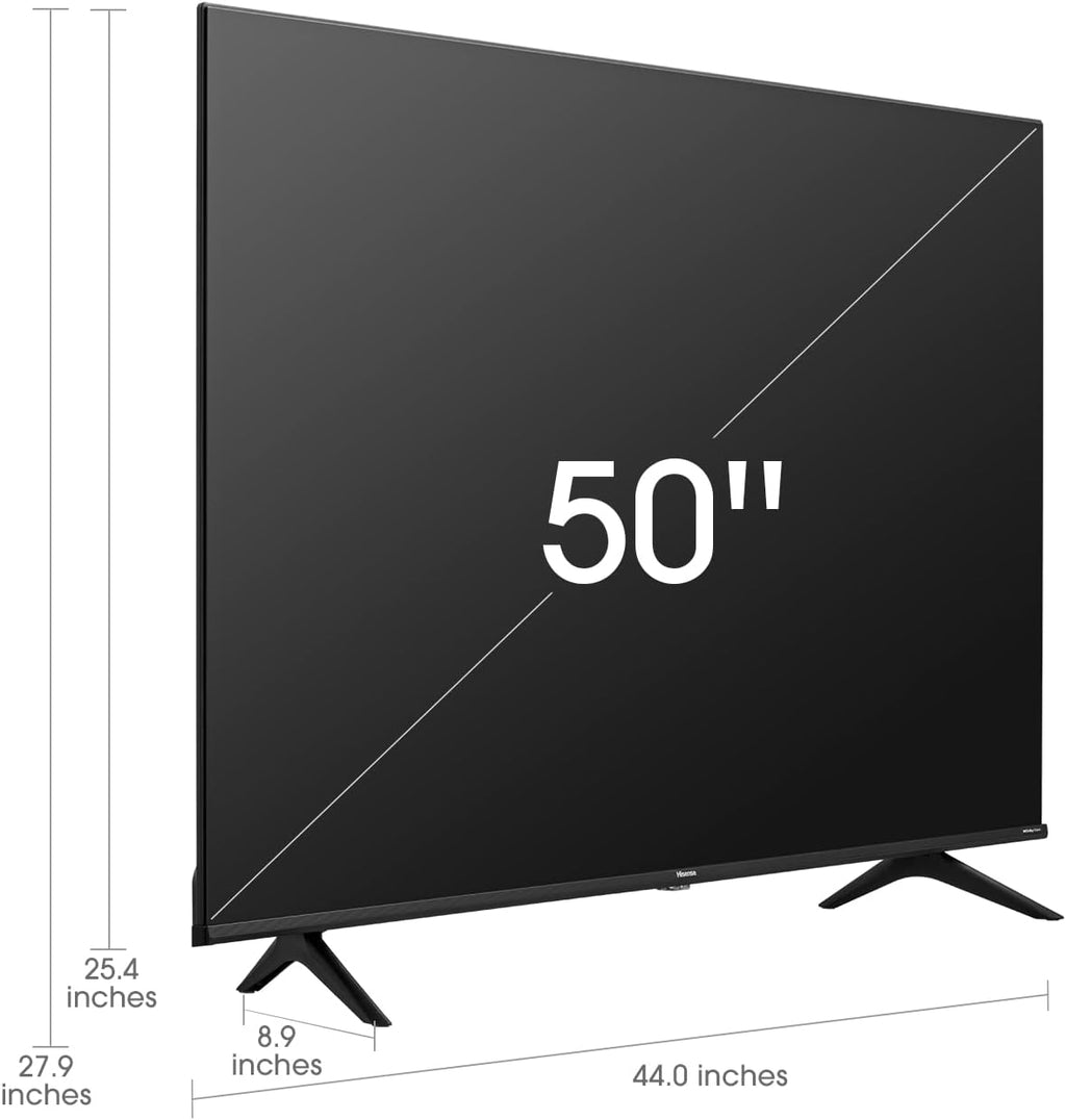 Hisense 50-Inch Class A6 Series 4K UHD Smart Google TV with Alexa Compatibility, Dolby Vision HDR, DTS Virtual X, Sports & Game Modes, Voice Remote, Chromecast Built-in (50A6H)