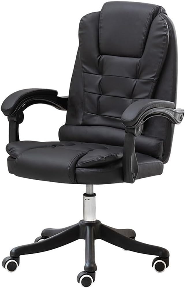 Big and Tall Office Chair Heavy Duty Executive Computer Desk Chair with Base Swivel Wheels 400 lb Capacity Ergonomic Task Chair for Home Work Comfort