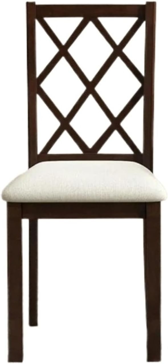 Dining Chairs Outdoor 1pcs Wooden Armless Kitchen Dining Chairs Rubber Wood Legs Max Load 400Lbs