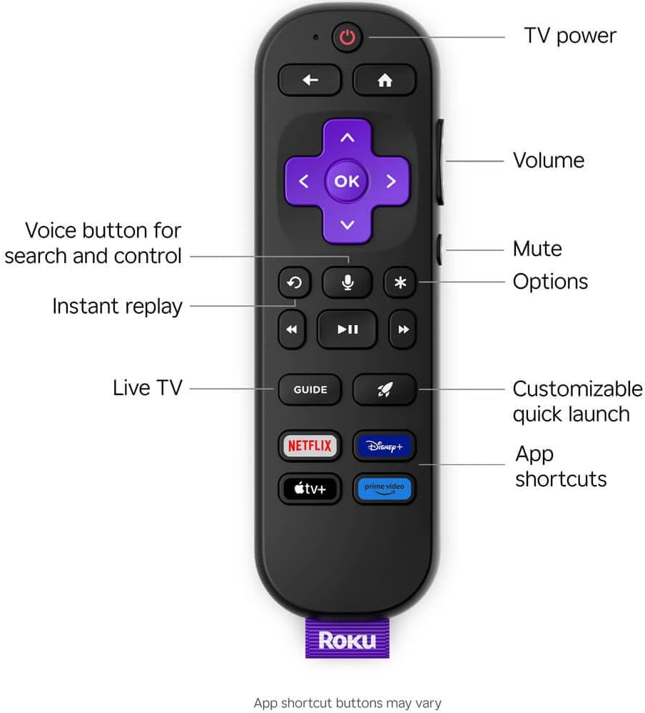 Roku 55-Inch Select Series 4K UHD Smart TV - HDR, Dolby Audio, Compatible with Alexa, Voice Remote, Bluetooth Mode, w/AUX HDMI Cable, CPS 1-Year Protection Plan + Streaming kit