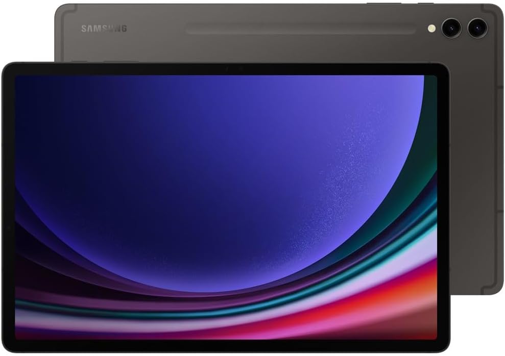 SAMSUNG Galaxy Tab S9+ 5G (256GB, WiFi + Cellular) Fully Unlocked Android Tablet, 12.4' AMOLED, Wi-Fi 6E, Ultra Wide Camera, S Pen NOT Included, SM-X818U (w/ 256GB SD, Graphite) (Renewed)