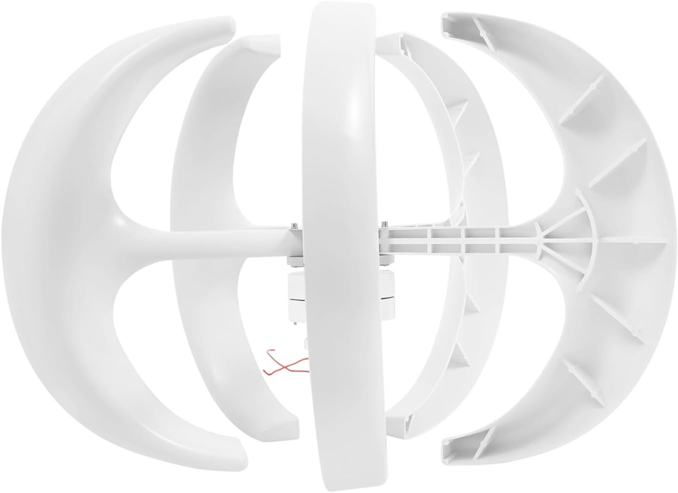 Wind Turbine Generator, 600W Vertical Lantern Wind Turbine Generator With Controller,Automatic Wind Angle,5 Blades 12V Engine For Home Use, Monitoring Use, Boat/Ship Use,Etc