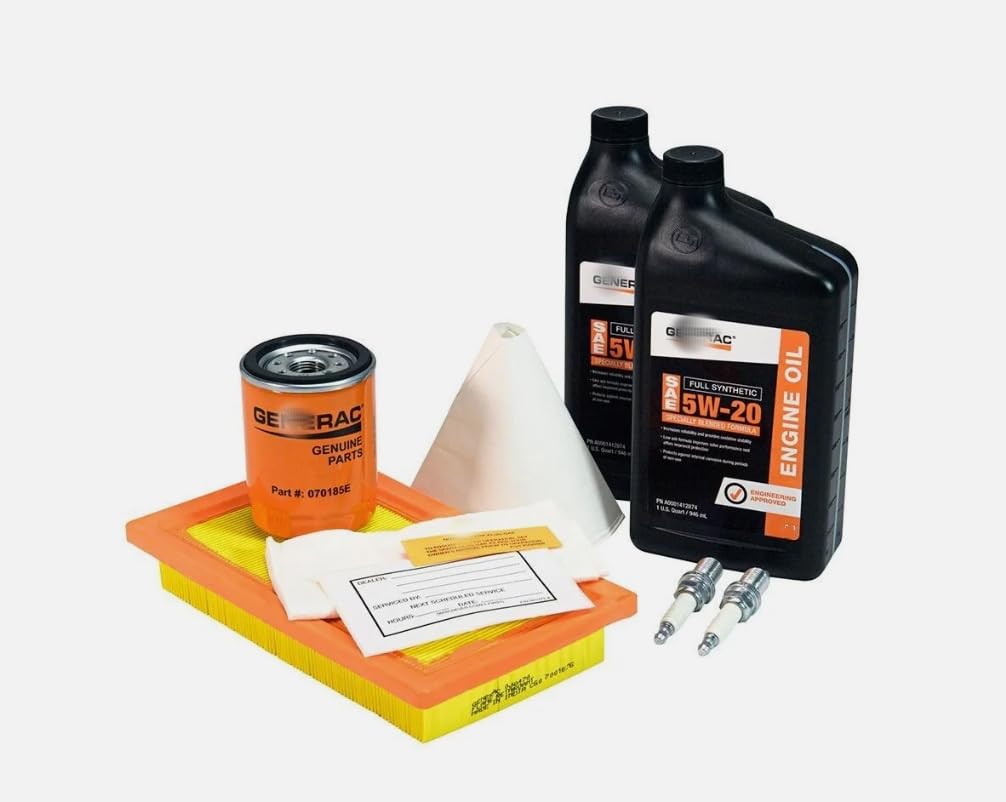 Maintenance Kit 5W-20 Synthetic Oil 20kW - 26kW Generator 0J93230SSM，Replacement for Generac OEM