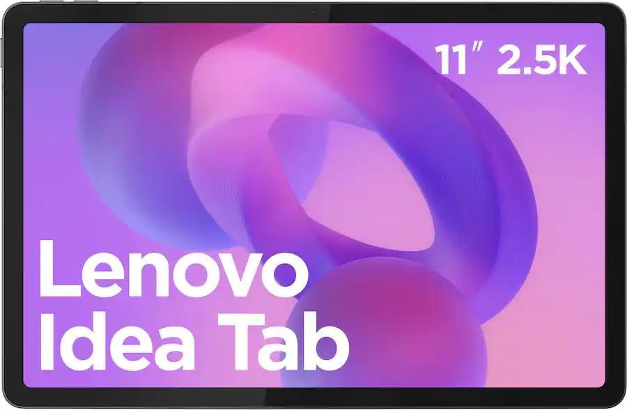 Lenovo Idea Tab 11' Tablet with Pen - Dimensity 6300-8GB RAM - 128 GB Storage - Android 15-2.5K - 90 Hz - Luna Grey (ZAFR0928US)
