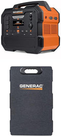 Generac 8026 GB2000 2106Wh Portable Power Station with Generac GS100 100-Watt Solar Panel