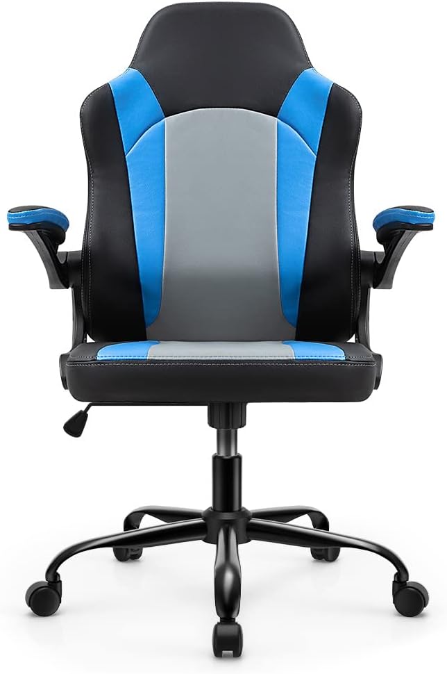 Chairs for Adults Office Desk Chairs Computer Chair with Arms Video Game Chair Gaming (D 1)