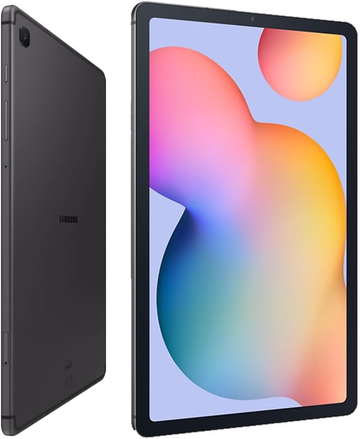 Samsung Galaxy Tab S6 Lite 10.4' 128GB Android Tablet, LCD Screen, S Pen Included, Slim Metal Design, AKG Dual Speakers, 8MP Rear Camera, Long Lasting Battery, US Version, 2022, Oxford Gray