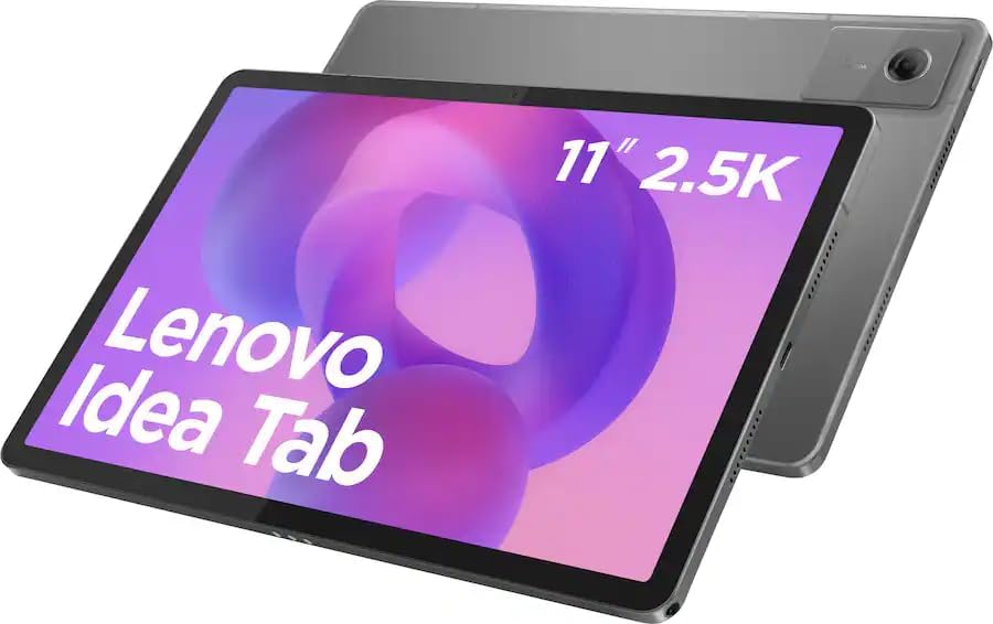 Lenovo Idea Tab 11' Tablet with Pen - Dimensity 6300-8GB RAM - 128 GB Storage - Android 15-2.5K - 90 Hz - Luna Grey (ZAFR0928US)
