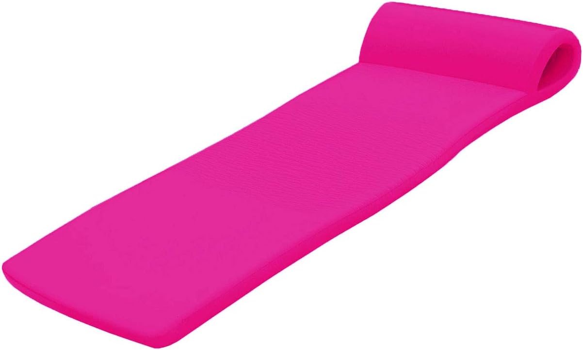 TRC Recreation Sunsation Thick Foam Pool Float Lounger w/Headrest for Lounging & Sunbathing in Swimming Pools, Beaches & Lakes