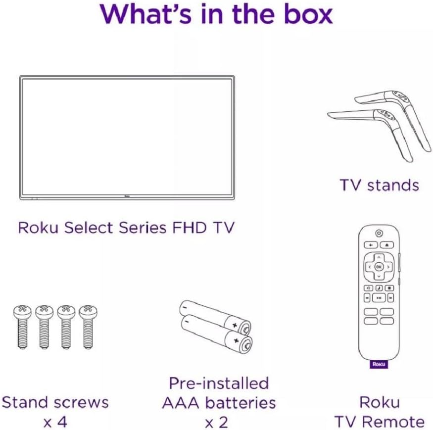 Roku 40R3B5 40 inch Class FHD LED Select Series Smart TV