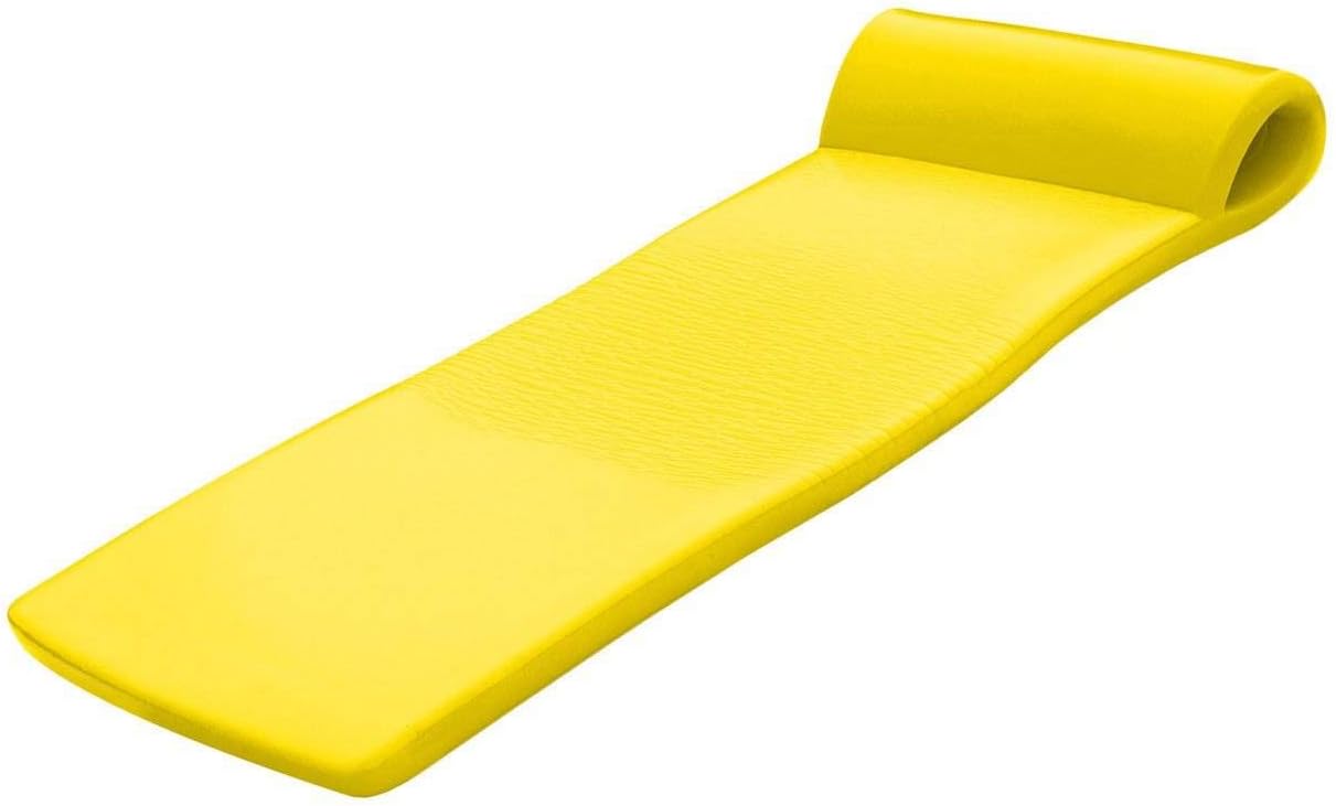 TRC Recreation Sunsation Thick Foam Pool Float Lounger w/Headrest for Lounging & Sunbathing in Swimming Pools, Beaches & Lakes