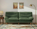 66″Futon Sofa Bed,3-in-1 Futon Couch w/Adjustable Backrest & Armrests, Convertible Sleeper Sofa Bed, Small Folding Sleeper Recliner w/Removable Cushion for Apartment, Living Room,Office (66in,Green) | Corduroy