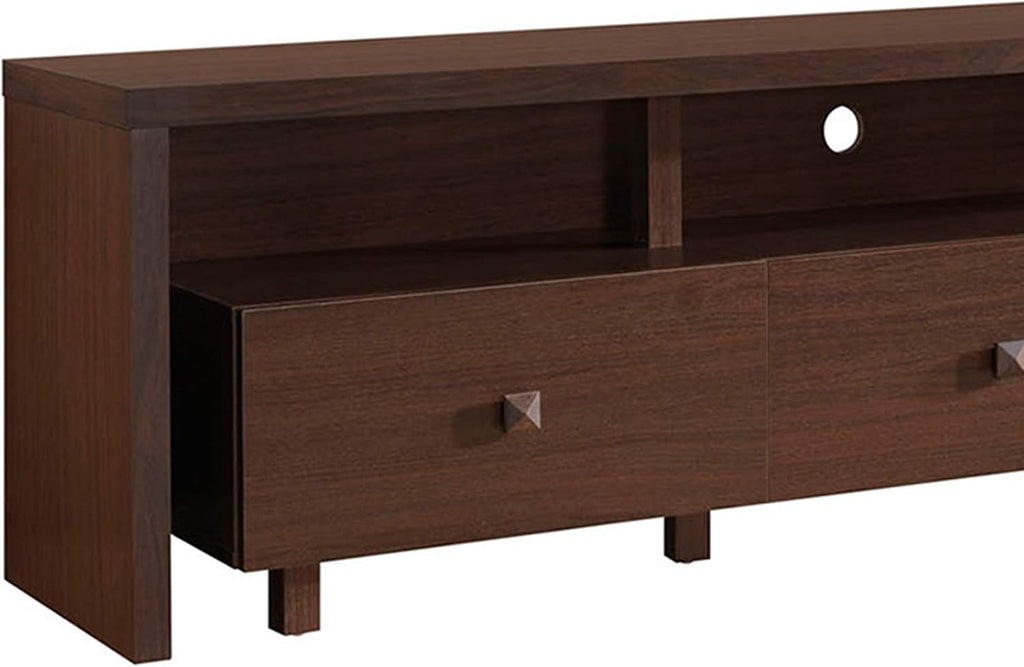 Elegant 80' TV Stand with Three Cabinets and Storage, Modern Entertainment Center with Cable Management Fits Screens up to 80' When Measured Diagonally