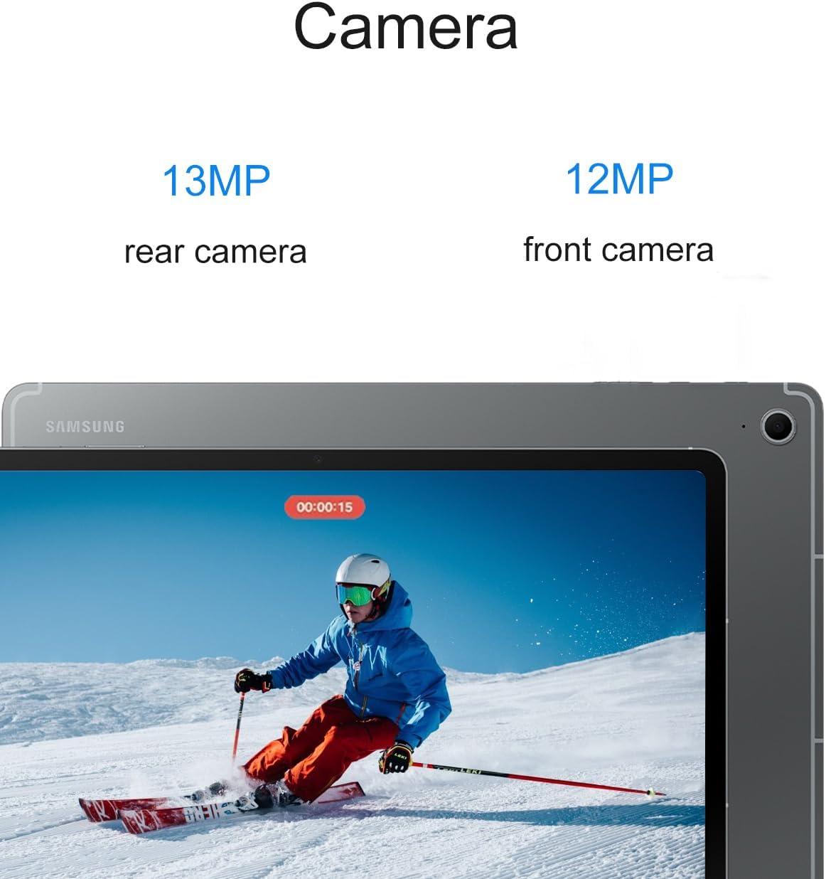 Samsung Galaxy Tab S10 FE AI Android Tablet (10.9' 2K+ 90Hz Touchscreen, 8-Core, 8GB RAM, 384GB Storage (128GB+256GB SD Card)), S Pen, Long Battery Life, Dual Cameras, Ultra Light, SM-X520