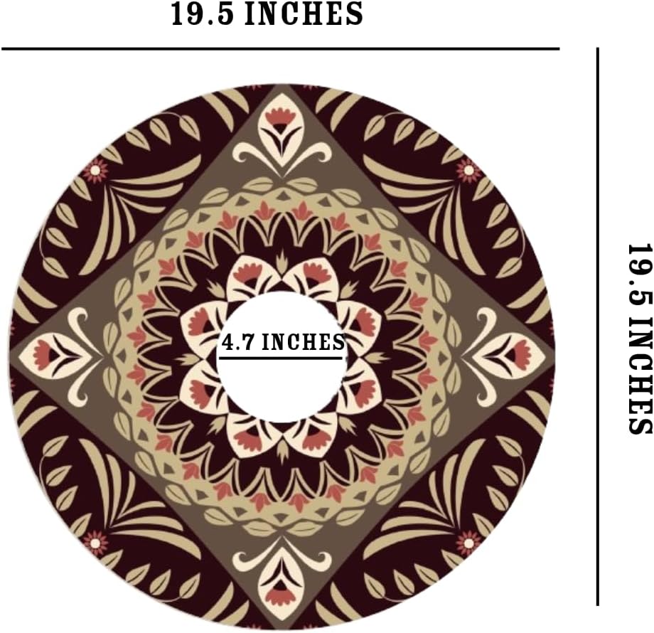 Wheelchair Memorial Day Wheel Covers, Accessories, Designer Covers, Mandala Lovers, Easy Install/Remove, Lightweight, Waterproof (Mandala Artistry)