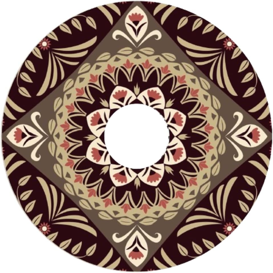 Wheelchair Memorial Day Wheel Covers, Accessories, Designer Covers, Mandala Lovers, Easy Install/Remove, Lightweight, Waterproof (Mandala Artistry)