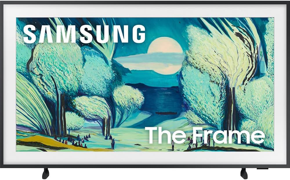 Samsung 43' The Frame LS03FA QLED 4K TV 2025 Art Mode, Vision AI | CPS Exclusive 26 Month Protection, 2X HDMI Cables, Premiere Movies Streaming & Deco Gear Complete Home Theater Beginner's Guidebook