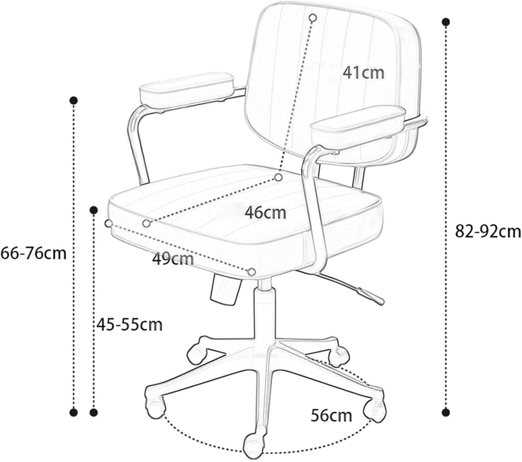 Heavy-Duty Office Chair, Padded Gaming & Computer Desk Chair, Breathable Mesh, Adjustable Swivel, Max Capacity 400 Lbs (Pink)