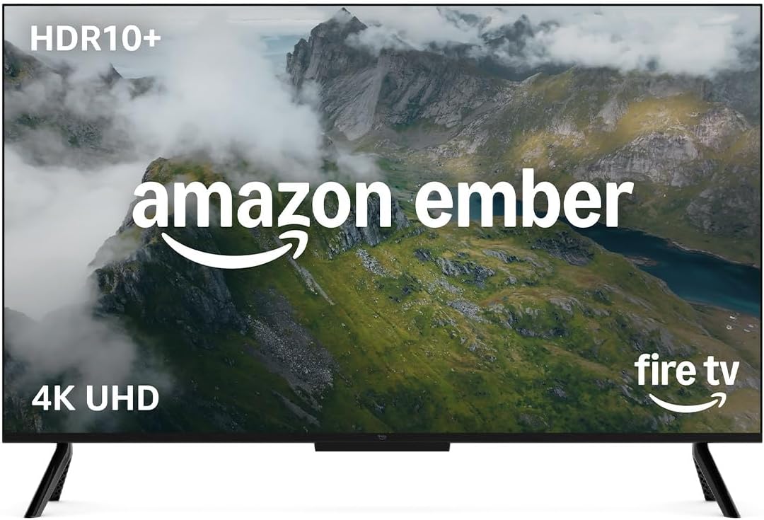 Amazon Ember 43' 4-Series with Fire TV (newest model), 4K Ultra HD smart TV with Alexa Remote, HDR10+, fast processor, Dolby Audio, Ambient Experience, free and live TV, find shows faster with Alexa+