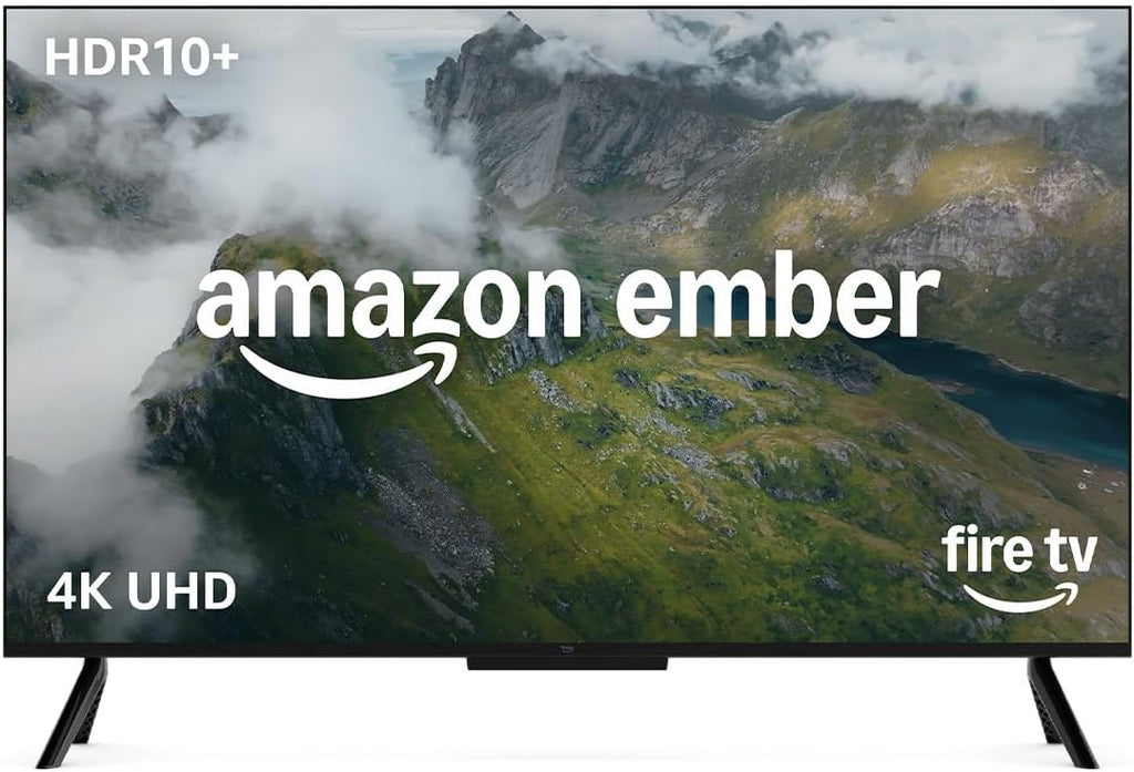 Amazon Ember 50' 4-Series with Fire TV (newest model), 4K Ultra HD smart TV with Alexa Remote, HDR10+, fast processor, Dolby Audio, Ambient Experience, free and live TV, find shows faster with Alexa+