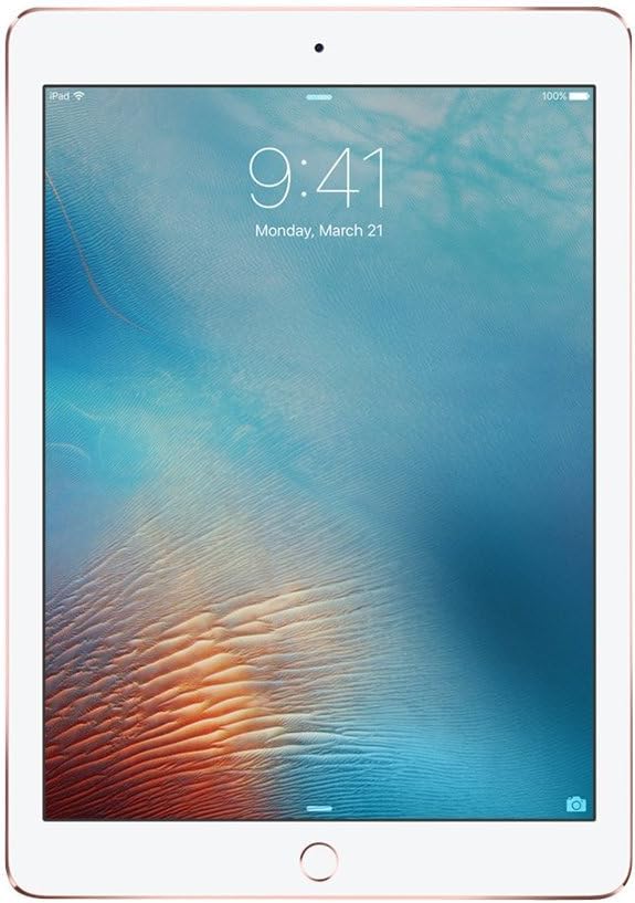 iPad Pro 9.7-inch (32GB, Wi-Fi + Cellular, Rose Gold) 2016 Model (Renewed)