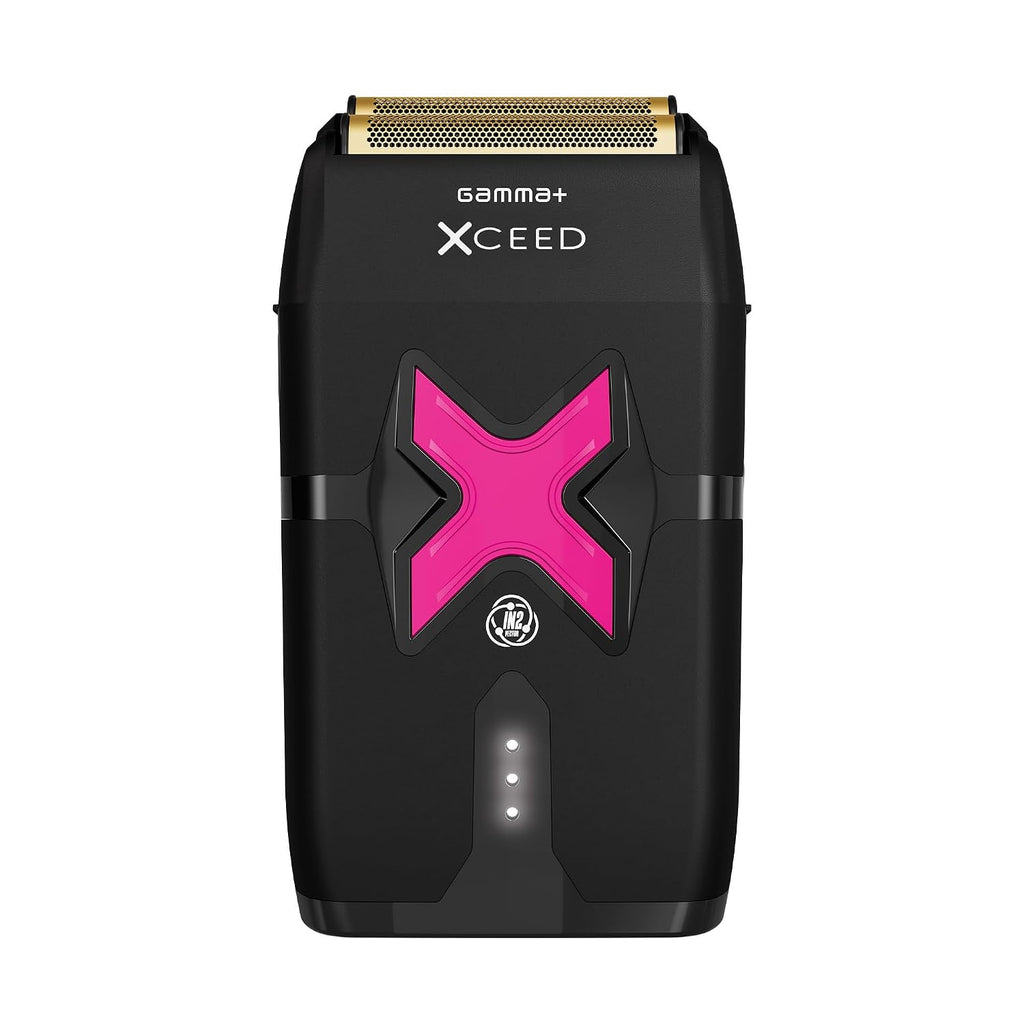 GAMMA+ XCeed Professional Cordless Barber Hair Tools Collection with IN2 Vector Motor -Hair Clippers, Trimmers, and Shavers for Precision Grooming
