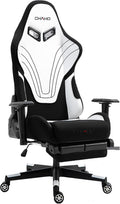 JSWHYBD Computer Chair Gaming for Adults Office Chair with Foot Rest and Lumbar Support Ergonomic Heavy Duty Design Big and Tall Desk Chair Video Comfortable Withfootrest Black