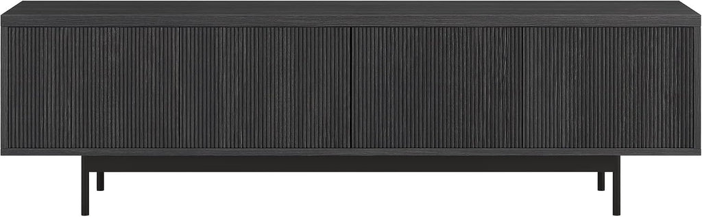 Henn&Hart Whitman, 70'' Rectangular TV Stand, Charcoal Gray